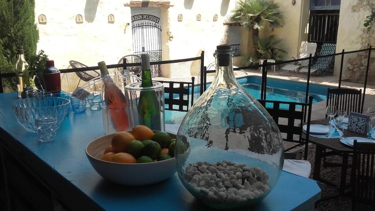 Cuxac-dʼAude Maison Pelissier Bed And Breakfast With Sweeming Pool מראה חיצוני תמונה
